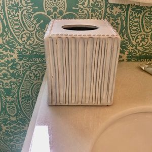 Ceramic tissue box holder - Made in Italy by Vietri - NEW!